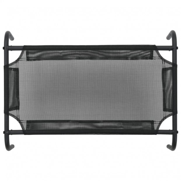 Elevated Dog Bed Black S Textilene Image 4