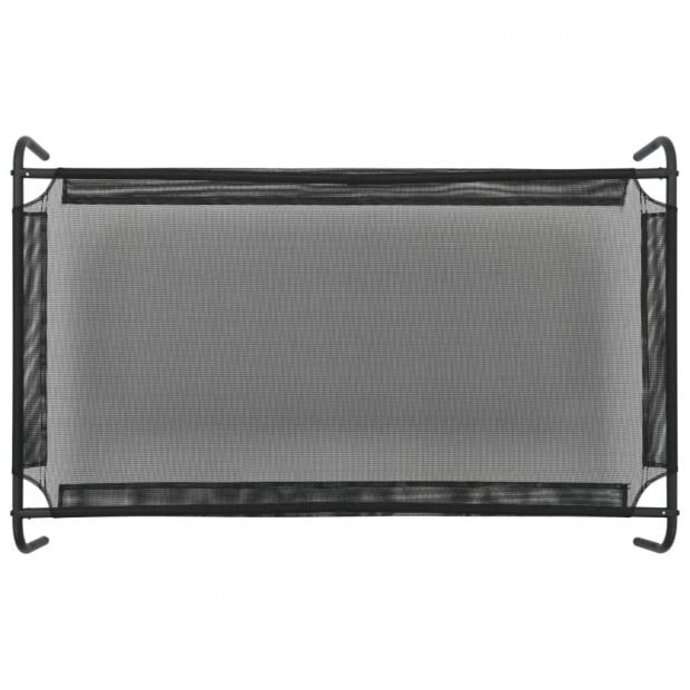 Elevated Dog Bed Black Xl Textilene Image 4