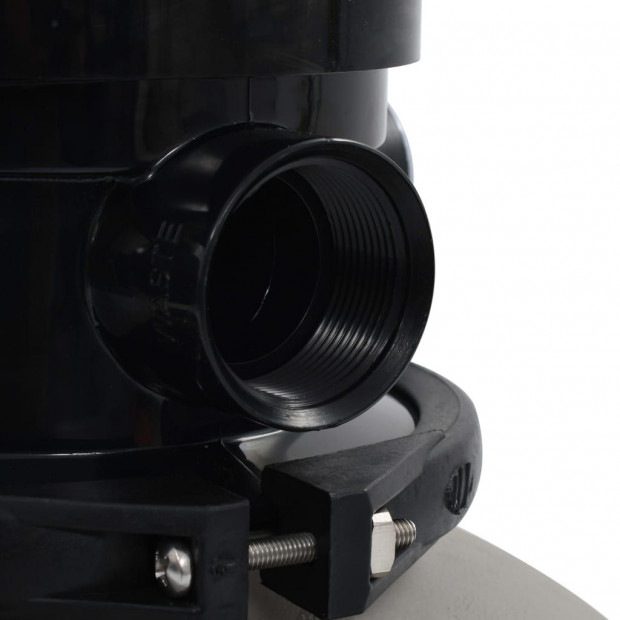 Pool Sand Filter With 4 Position Valve Grey 350 Mm Image 4