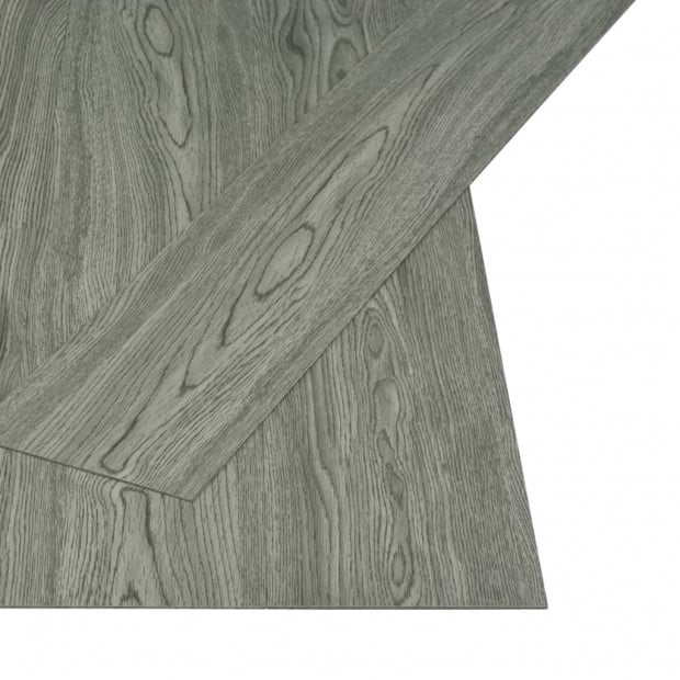 Self-adhesive Flooring Planks 4.46 M² 3 Mm Pvc Grey Image 2