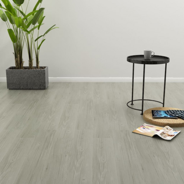 Self-adhesive Flooring Planks 4.46 M² 3 Mm Pvc Grey