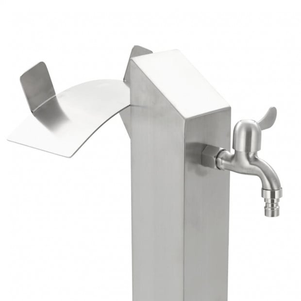 Garden Water Column Stainless Steel Square 95 Cm Image 6
