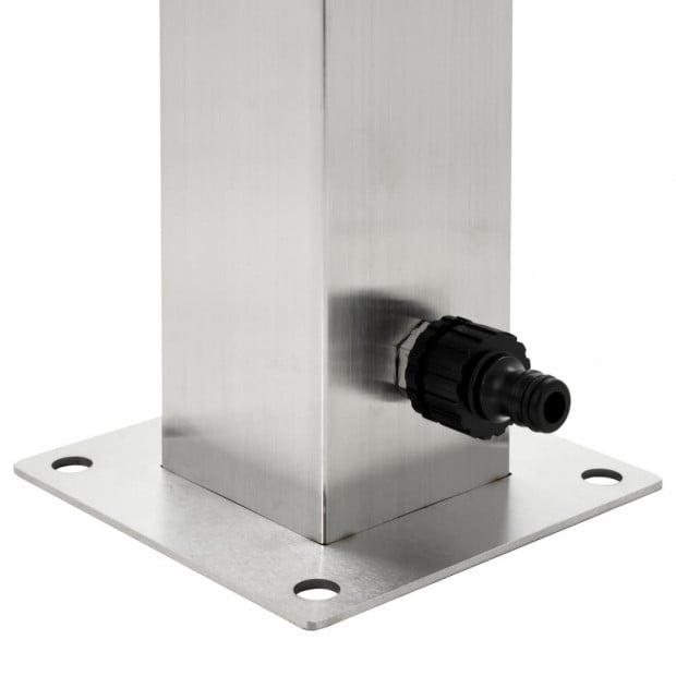 Garden Water Column Stainless Steel Square 95 Cm Image 7