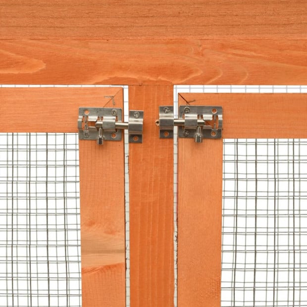 Bird Cage Solid Pine & Fir Wood 120x60x168 Cm Image 6