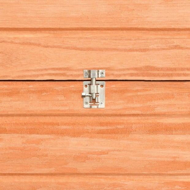 Rabbit Hutch Solid Pine & Fir Wood 152x128x108 Cm Image 2