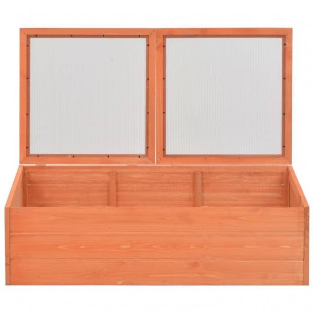 Greenhouse Wood 100x50x34 Cm Image 5