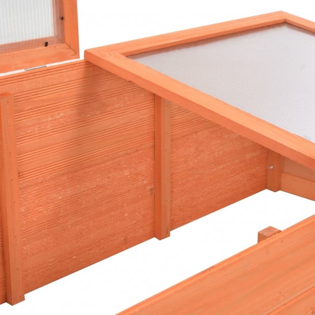 Greenhouse Wood 100x50x34 Cm Image 9