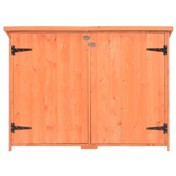 Garden Storage Shed 120x50x91 Cm Wood Image 6