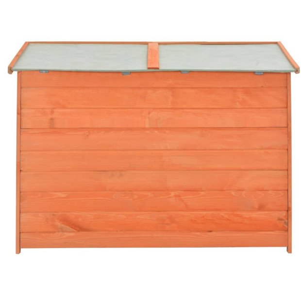 Garden Storage Shed 120x50x91 Cm Wood Image 8