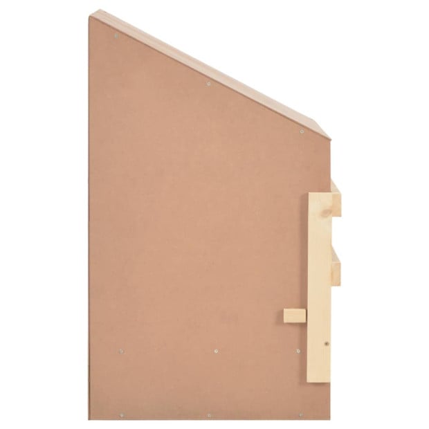Chicken Laying Nest 2 Compartments 63x40x65 Cm Solid Pine Wood Image 7