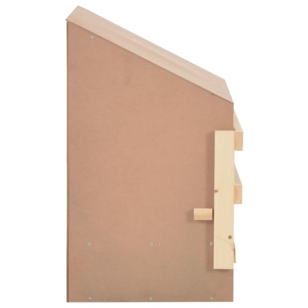 Chicken Laying Nest 3 Compartments 72x33x54 Cm Solid Pine Wood Image 7