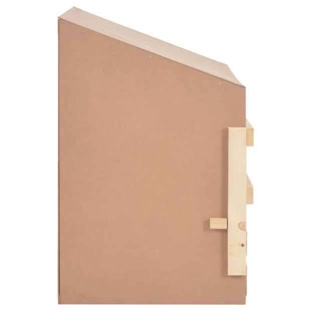 Chicken Laying Nest 4 Compartments 106x40x59 Cm Solid Pine Wood Image 6