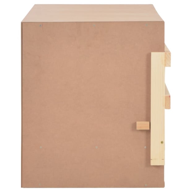 Chicken Laying Nest 4 Compartments 106x40x45 Cm Solid Pine Wood Image 6