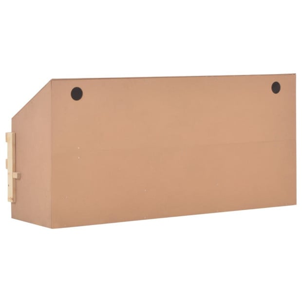 Chicken Laying Nest 5 Compartments 117x33x54 Cm Solid Pine Wood Image 7