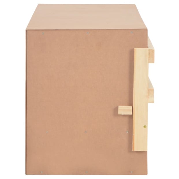 Chicken Laying Nest 5 Compartments 117x33x38 Cm Solid Pine Wood Image 6