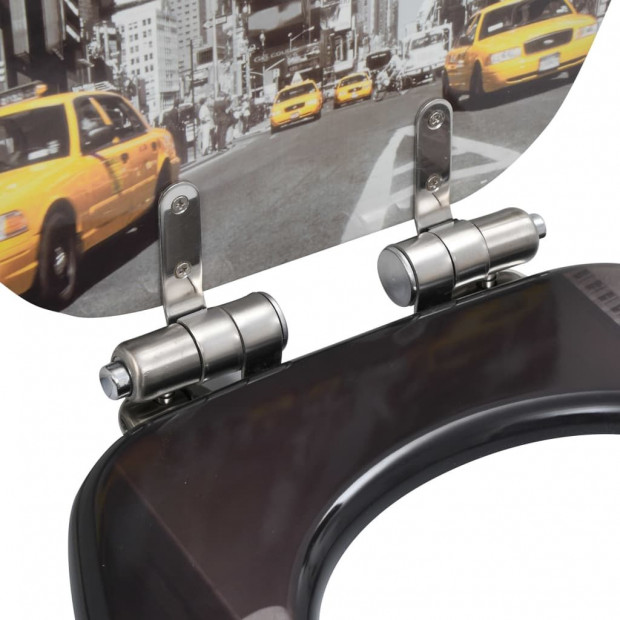 Toilet Seat With Soft Close Lid Mdf New York Design Image 6