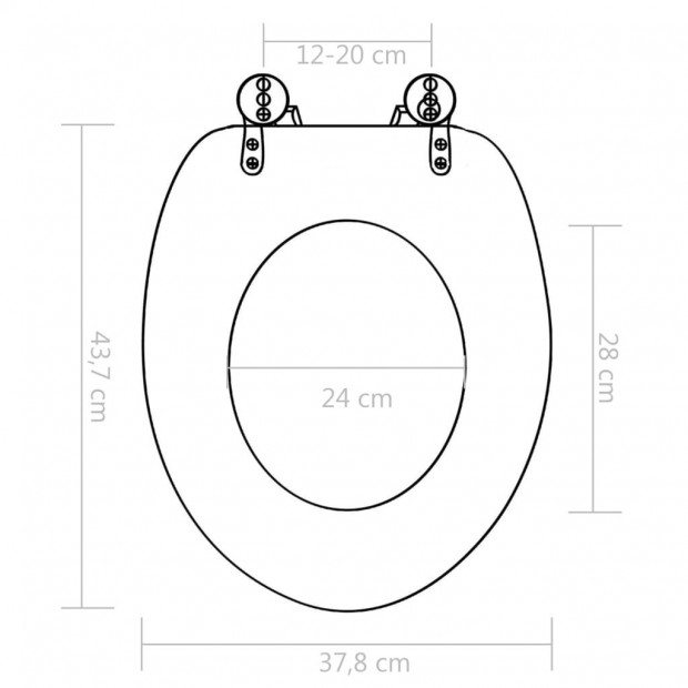 Toilet Seat With Soft Close Lid Mdf New York Design Image 9