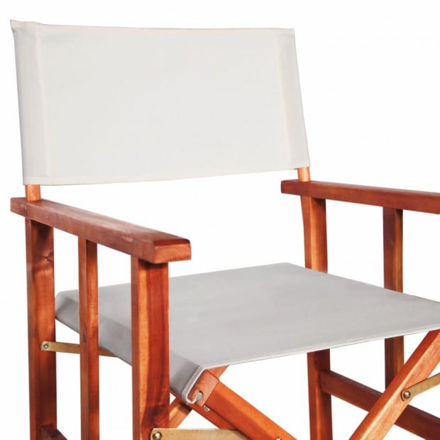 Directors Chair Solid Acacia Wood Image 7