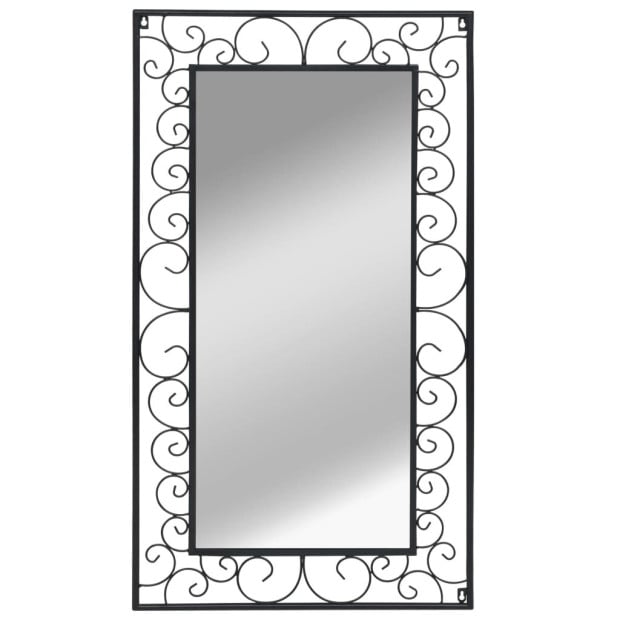 Wall Mirror Rectangular 60x110 Black Image 3