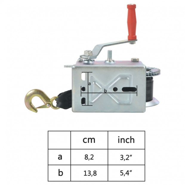 Hand Winch With Strap 1130 Kg Image 7