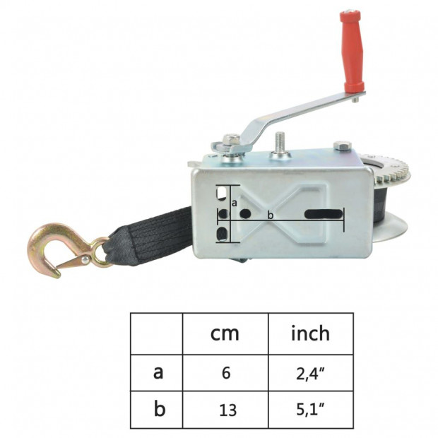 Hand Winch With Strap 1360 Kg Image 7