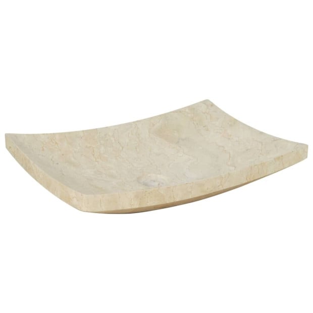 Sink 50x35x12 Cm Marble Cream Image 2
