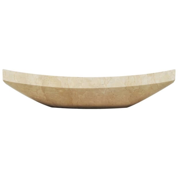 Sink 50x35x12 Cm Marble Cream Image 3