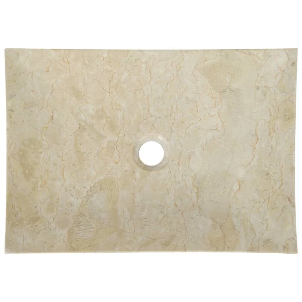 Sink 50x35x12 Cm Marble Cream Image 5