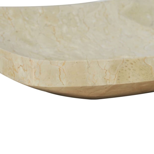 Sink 50x35x12 Cm Marble Cream Image 6