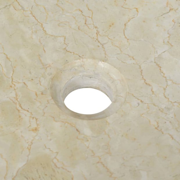 Sink 50x35x12 Cm Marble Cream Image 7