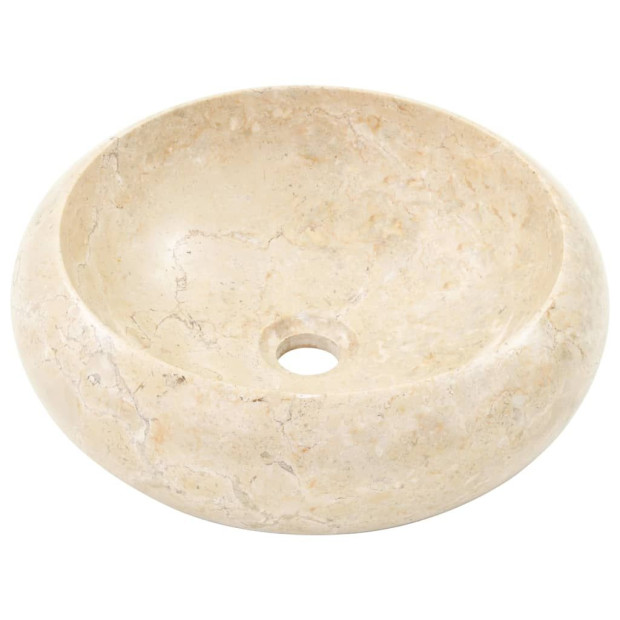 Sink 40x12 Cm Marble Cream Image 4