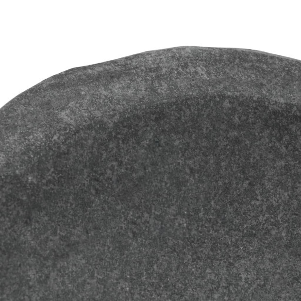 Wash Basin River Stone Oval 60-70x38-45x6 Cm Image 5