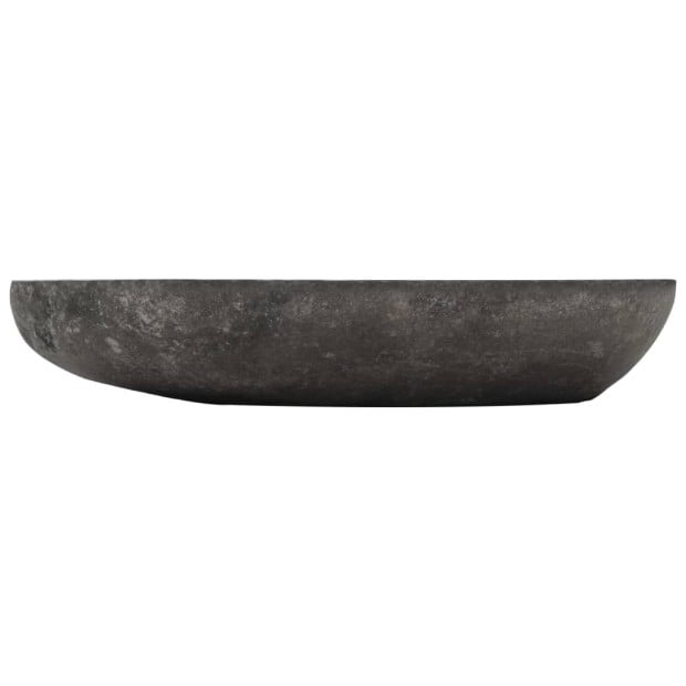 Wash Basin River Stone Oval 60-70x38-45x12 Cm Image 5