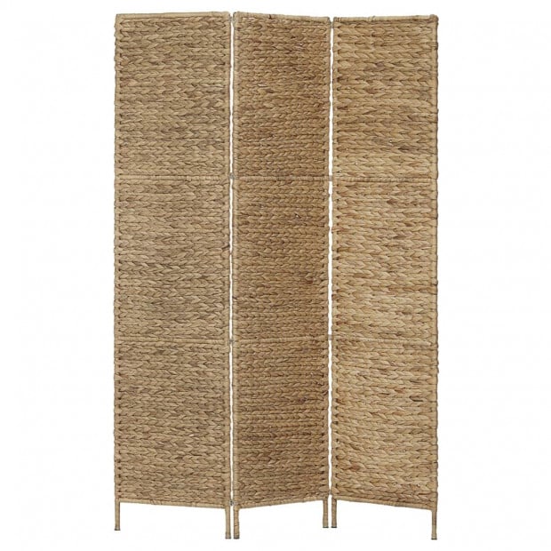 3-panel Room Divider 116x160 Cm Water Hyacinth