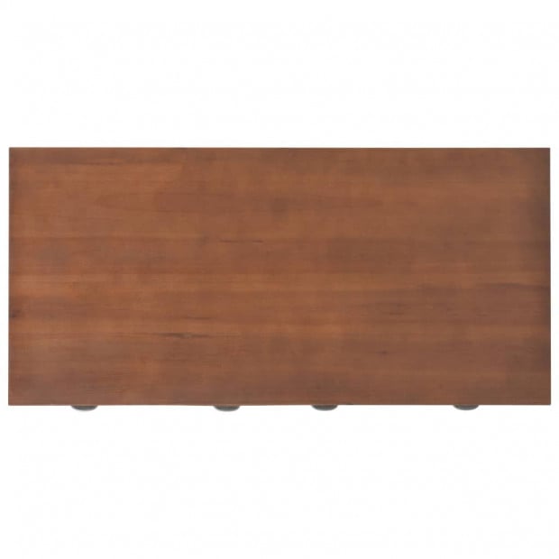 Desk With 3 Drawers 110x50x78 Cm Solid Fir Wood Image 6
