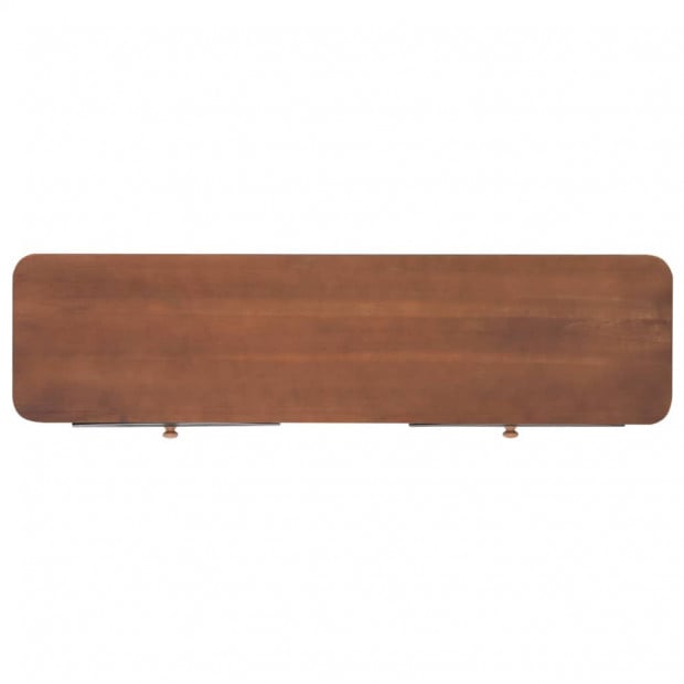 Console Table With 2 Drawers 120x30x75 Cm Solid Fir Wood Image 6