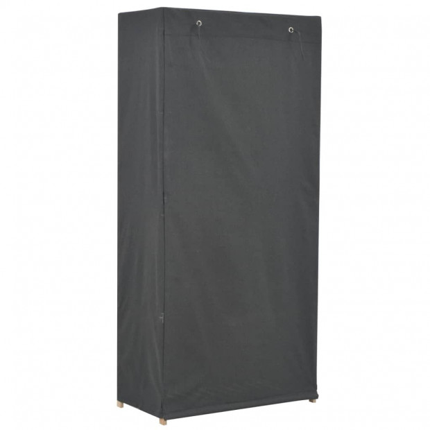 Wardrobe Grey 79x40x170 Cm Fabric Image 4