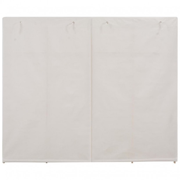 Wardrobe White 200x40x170 Cm Fabric Image 4