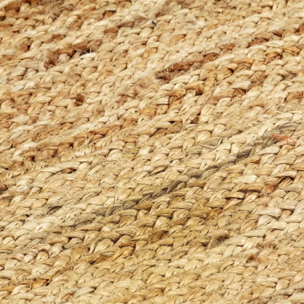 Handmade Rug Jute Natural 120x180 Cm Image 2