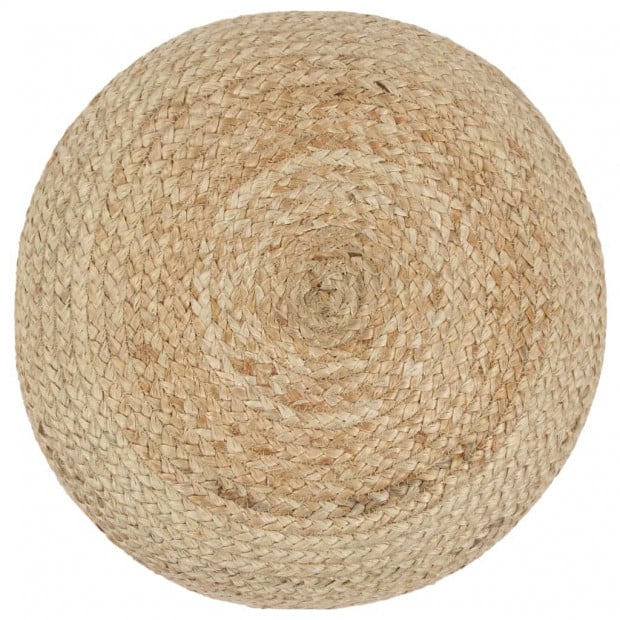 Handmade Pouffe 45x30 Cm Jute Image 3