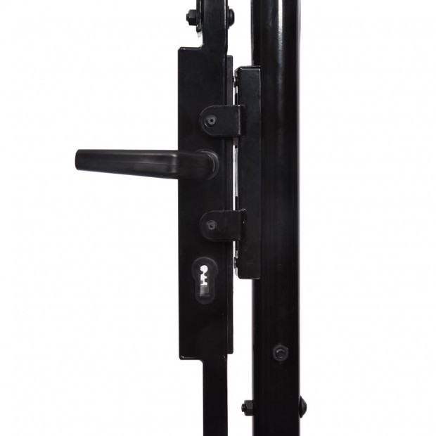 Garden Double Door Fence Gate With Spear Top 400x150cm Image 4
