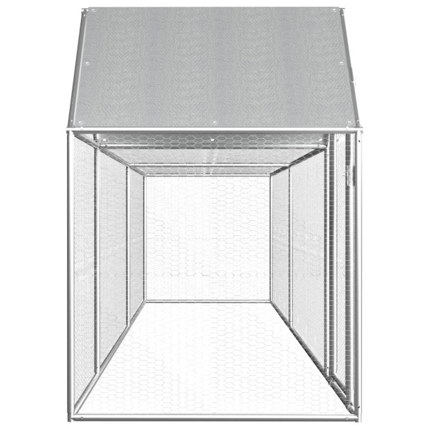 Chicken Coop 5x1x1.5 M Galvanised Steel Image 3