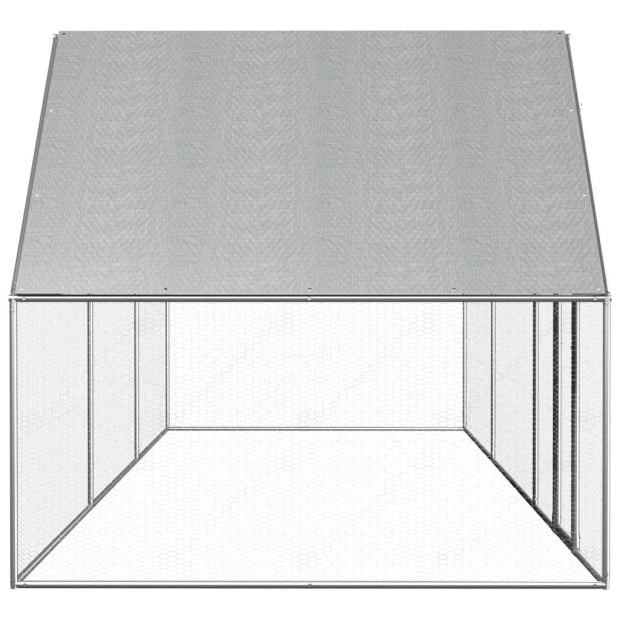 Chicken Coop 6x2x2 M Galvanised Steel Image 3