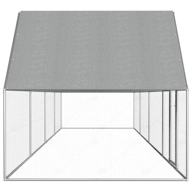 Chicken Coop 8x2x2 M Galvanised Steel Image 3