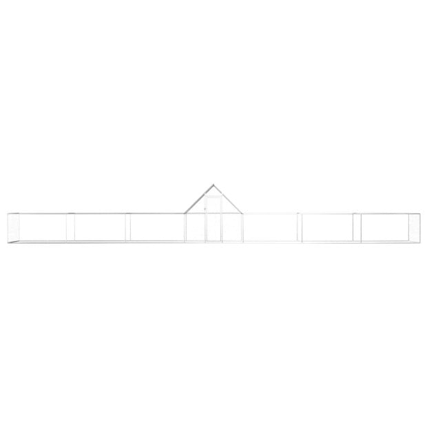 Chicken Coop 14x2x2 M Galvanised Steel Image 2