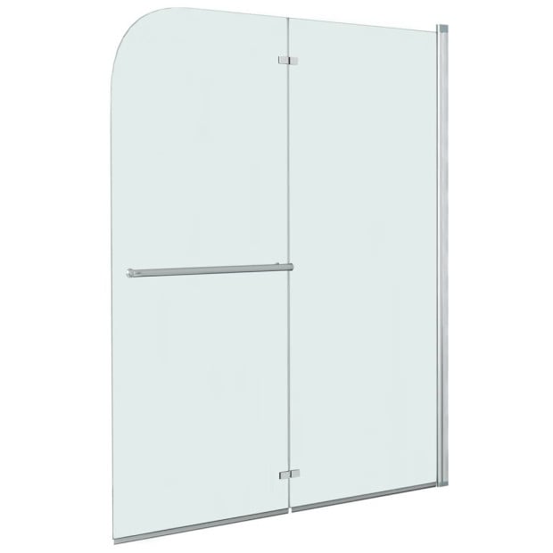 Folding Shower Enclosure 2 Panels Esg 120x140 Cm