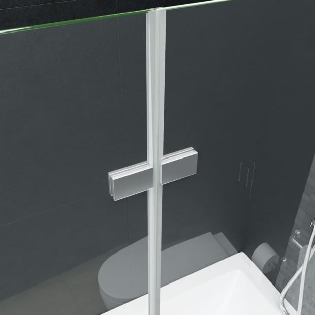 Folding Shower Enclosure 2 Panels Esg 120x140 Cm Image 6