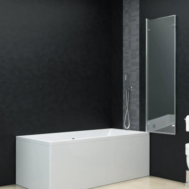 Folding Shower Enclosure 3 Panels Esg 130x138 Cm Image 4