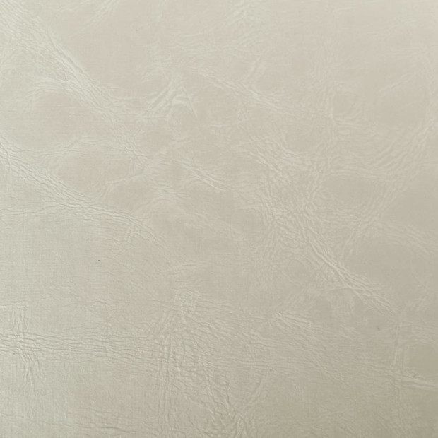 Tub Chair White Faux Leather Image 3