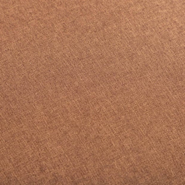 2 Piece Armchair And Stool Set Brown Fabric Image 3